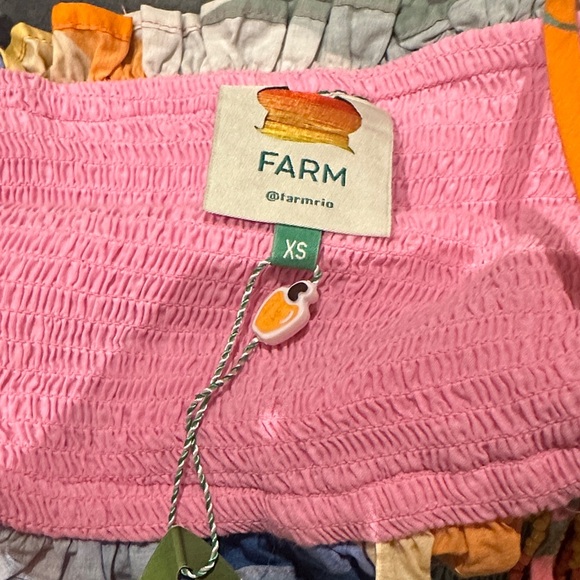 NWT Farm Rio Colorful Ruffle Dress - Picture 4 of 4